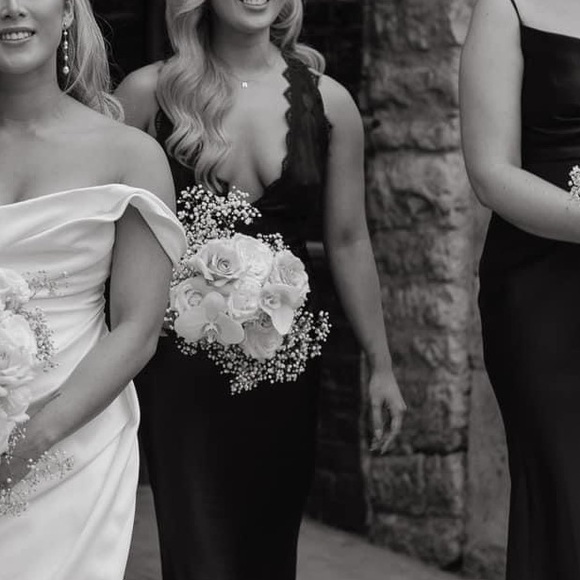 SHONA JOY CAMILLE LACE CROSS BACK DRESS (SOLD) - Picture 7 of 10